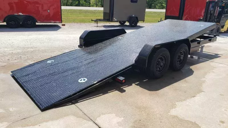 2025 TEXOMA HD STEEL (30979) FLOOR FULL 20'X83" * DECK 76" Wide 14K GVWR TILT TRAILER