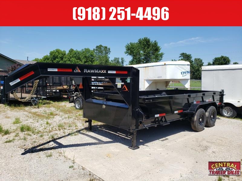 2022 RawMaxx LPX 16'X83" 14K GVWR Gooseneck Dump Trailer 2022 RawMaxx LPX 16'X83" 14K GVWR Gooseneck Dump Trailer