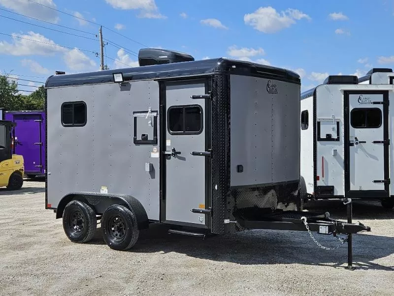 2025 Cargo Craft 7'X12' (69992) Custom Matte Gray Fiber Trailer XP-7122