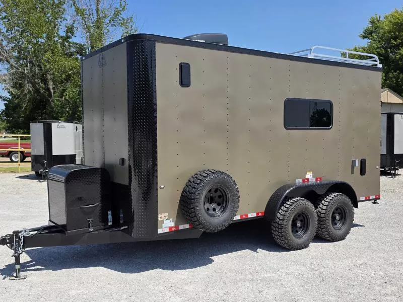 Cargo Craft EF-7162 (69690) 7'X16' Off Road Toy Hauler - Camper Matte Bronze