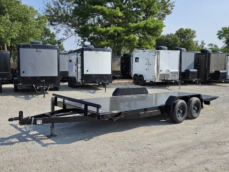 2025 TEXOMA HD STEEL (30980) FLOOR FULL 20'X83" * DECK 76" Wide 10.4K GVWR TILT TRAILER
