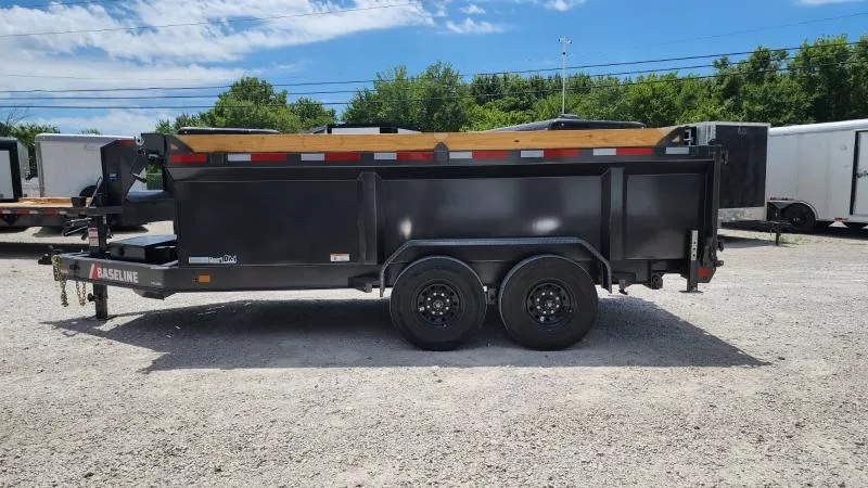 Diamond C HDU-208 (01954) Dump Trailer 14'X82" Carbon Metallic Gray