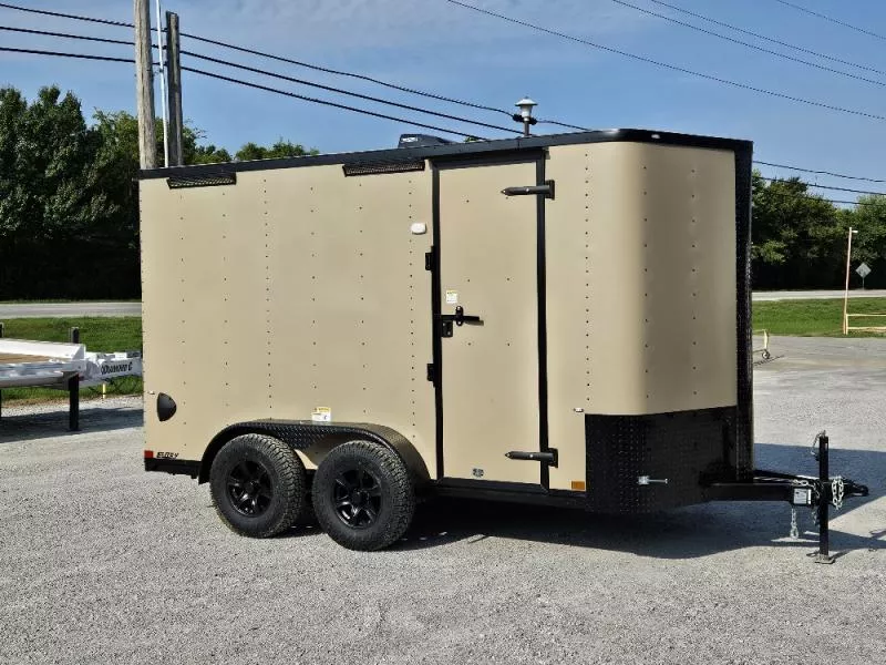 2025 Cargo Craft EV-7142  7'X14' (69924) Sierra Tan EV Sports V-Nose 
