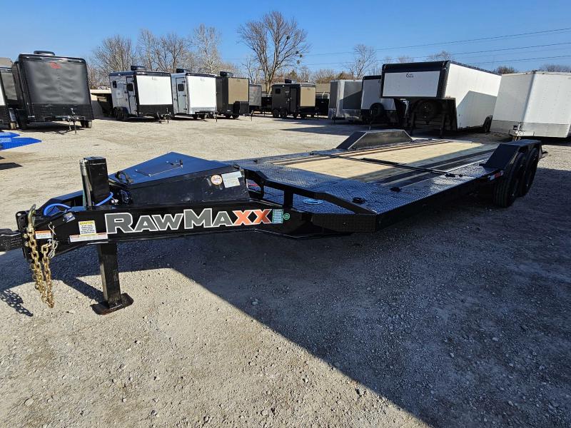 2025 RawMaxx GTX Tilt (21032) 24'X83" JET BLACK GTX24BP16K Tilt Trailer