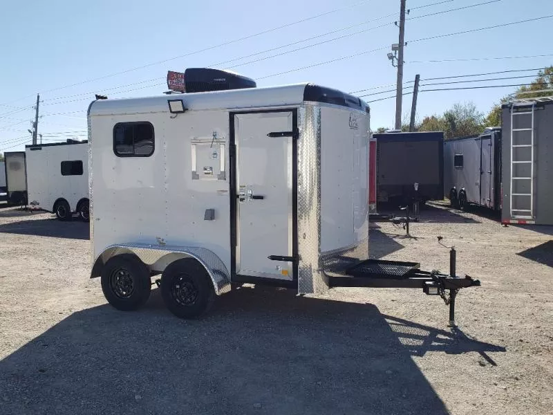  Cargo Craft Custom 6'X10' XP-6102 (69881) White Fiber Optic Splicing Lab / Trailer
