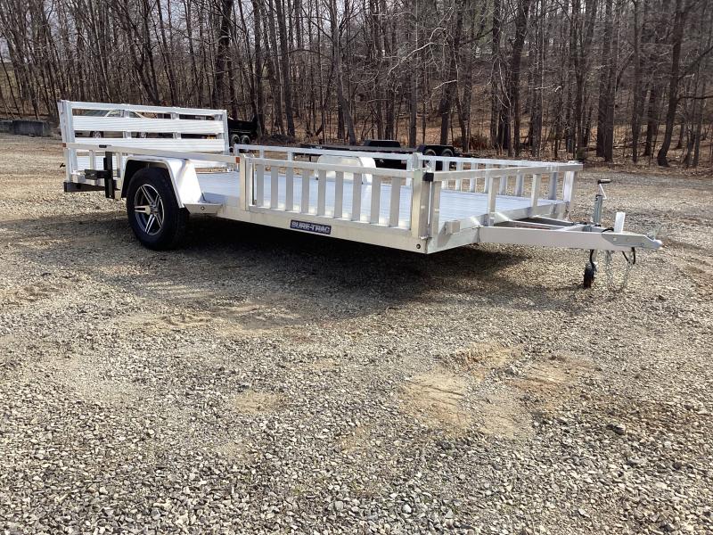 2023 SureTrac 14Ft. Aluminum Low Side Landscape/Utility Trailer