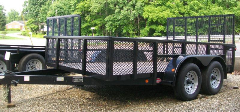 Better Built 6'10" x 12 24" Mesh Sided Tandem Landscape Trailer Better Built 6'10" x 12 24" Mesh Sided Tandem Landscape Trailer