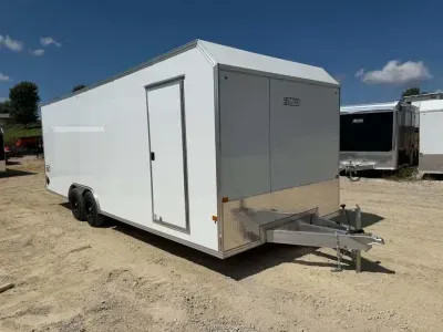2027 EZ Hauler XLT 8.5' X 24' Aluminum Enclosed Race Trailer *Escape Door* - 5200Lb Axles  