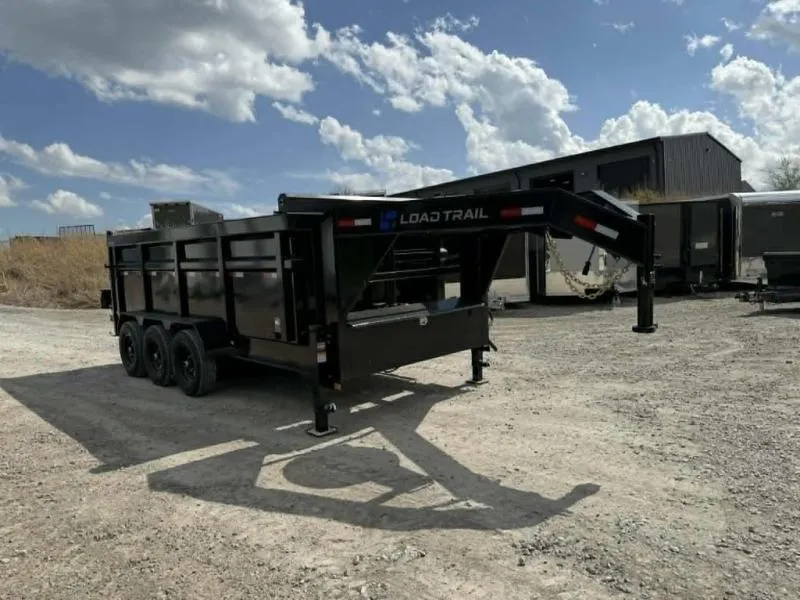 2026 Load Trail  83" X 16' Gooseneck Triple Axle Dump 4' Sides -Tel 