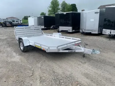 2027 Aluma 77"X12 Heavy Single Axle Utility Bi-Fold Tail Gate