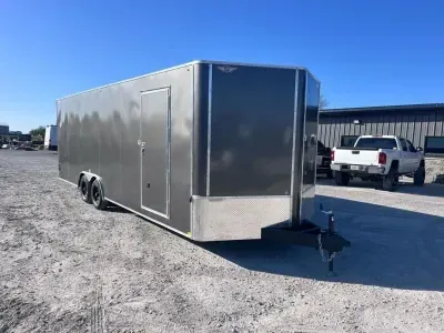 2025 H&H Trailers® 8.5' x 24' V-Nose Enclosed Car Hauler Trailer 10K