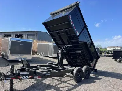 2026 H&H Trailers® 83" X 14' Industrial Dump Trailer 45" Side Walls 1 