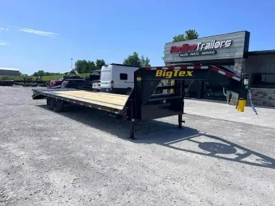 2027 Big Tex Trailers 16GN 102" X 30 Deckover Gooseneck Trailer 17.5K GVWR 