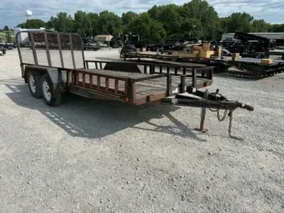 2010 PJ 83"X16' PJ Tandem Axle Utility Trailer 7K GVWR 