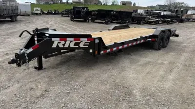 2026 Rice Trailers 82" x 24' Promax Equipment Trailer 21k GVWR