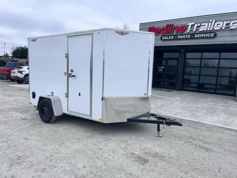 2025 H&H Trailers? 6' X 10' V-Nose Enclosed Cargo Trailer- 78" Interi 