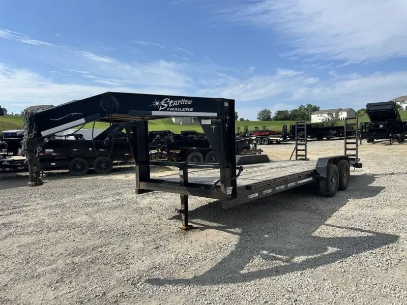 2012 Starlite 82" X 22' Gooseneck Equipment Trailer  