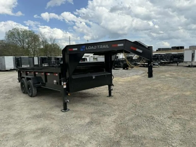 2026 Load Trail 83" X 16' Tandem Axle Gooseneck Low-Pro Dump Trail 