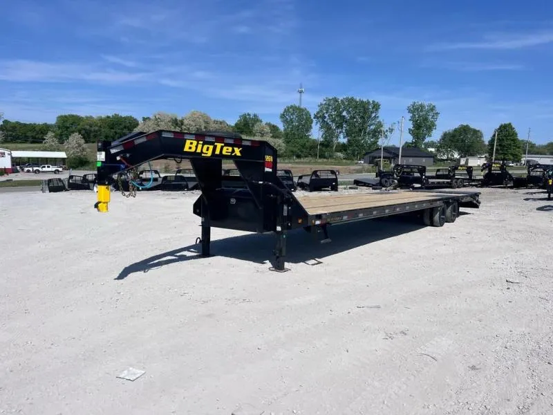 2026 Big Tex Trailers 22GN 102" X 40' Flatbed Deckover Gooseneck 23.9K G 