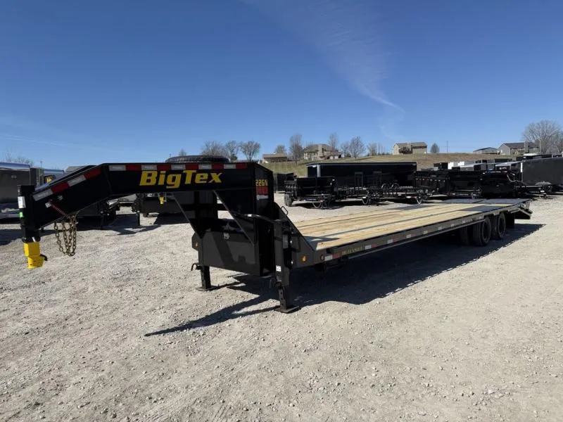 2026 Big Tex Trailers 22GN 102" X 35' Flatbed Deckover Gooseneck 23.9K G 