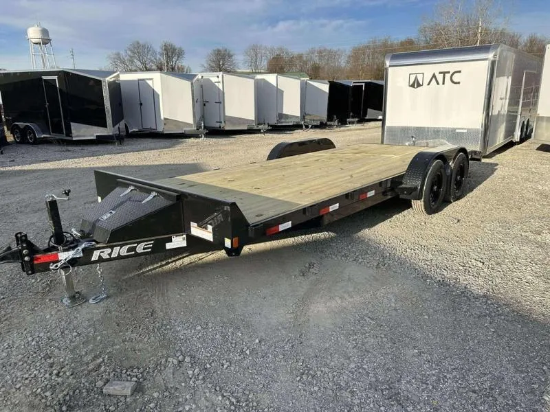 2026 Rice Trailers 82" X 20' Flatbed Trailer *9990 GVWR 