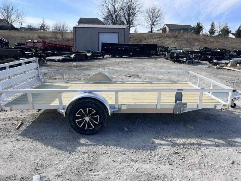 2026 H&H Trailers? 82" X 14' Aluminum Utility Trailer - Bi-Fold Gate 