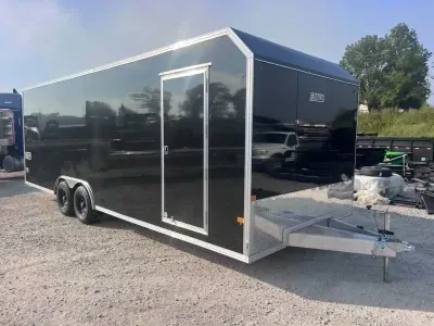 2027 EZ Hauler XLT 8.5' X 24' Aluminum Enclosed Race Trailer *Escape Door* - 5200Lb Axles  