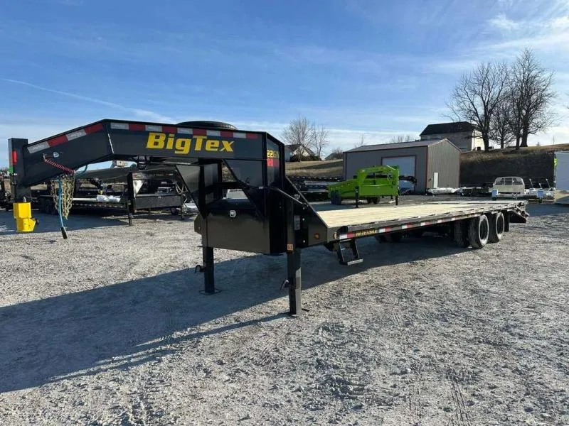 2026 Big Tex Trailers 22GN 102" X 30' Flatbed Deckover Gooseneck 23.9K G