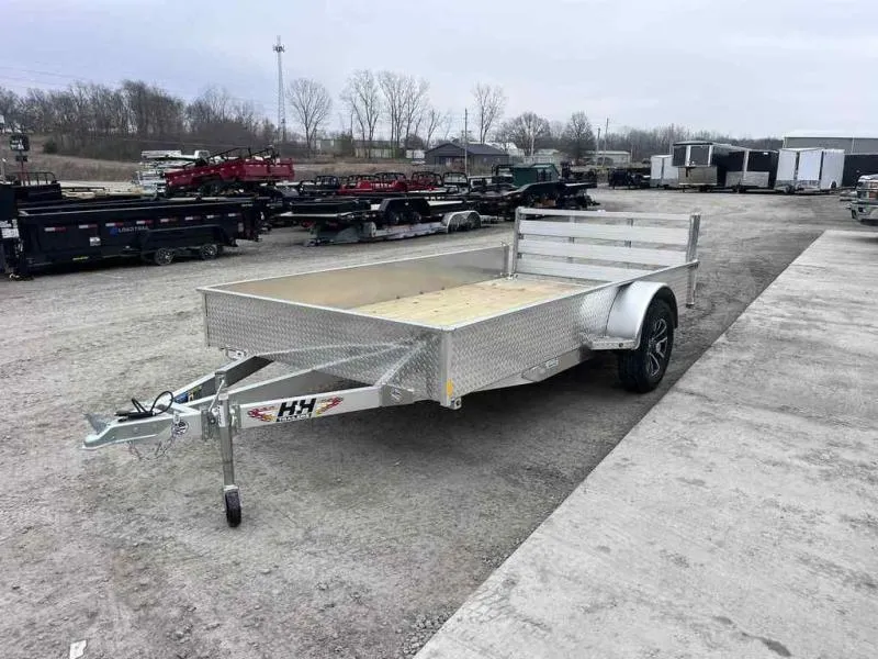 2026 H&H Trailers? 76" X 12' Aluminum Solid Side Utility Trailer - Bi 