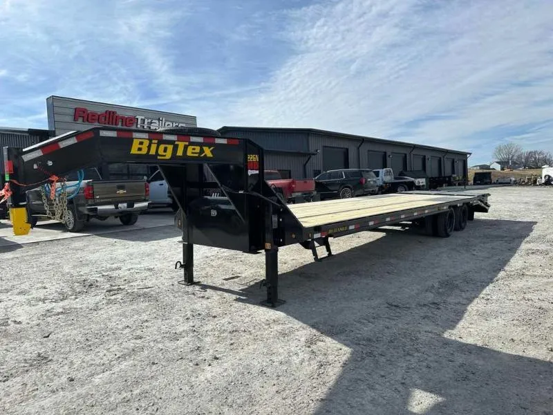 2026 Big Tex Trailers 22GN 102" X 33' Flatbed Deckover Gooseneck 23.9K G 