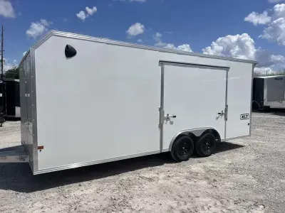2027 EZ Hauler XLT 8.5' X 20' All Aluminum Enclosed Race Trailer Escape Door- 3500Lb Axles 