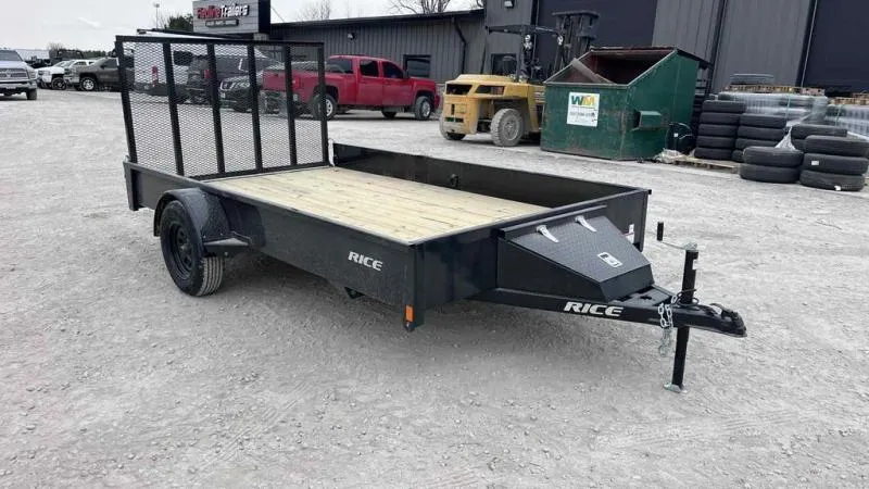 2026 Rice Trailers 82" x 12' Utility Trailer