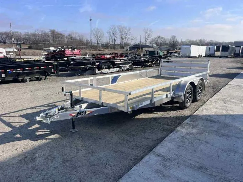 2026 H&H Trailers? 82" X 16' Tandem Axle Aluminum Utility Trailer Bi- 