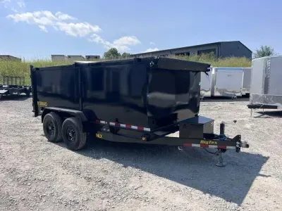 2027 Big Tex Trailers 14LX - 83" X 14' Tandem Axle Dump Trailer - 4' Sides 