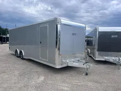 2025 EZ Hauler 8.5' x 28' All Aluminum Enclosed Race Trailer *Escape Door* - 5200lb Axles 