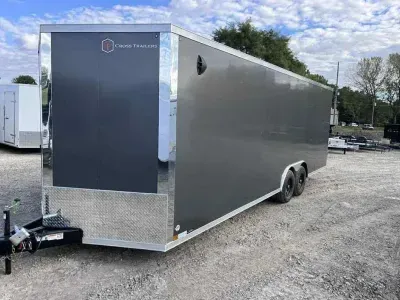2026 Cross Trailers 8.5' x 24' Enclosed Cargo / Car Trailer 7' ht - 5200lb Axles