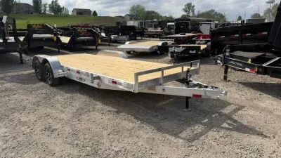 2026 H&H Trailers® 82" x 20' Aluminum Car Hauler Trailer 7K GVWR 