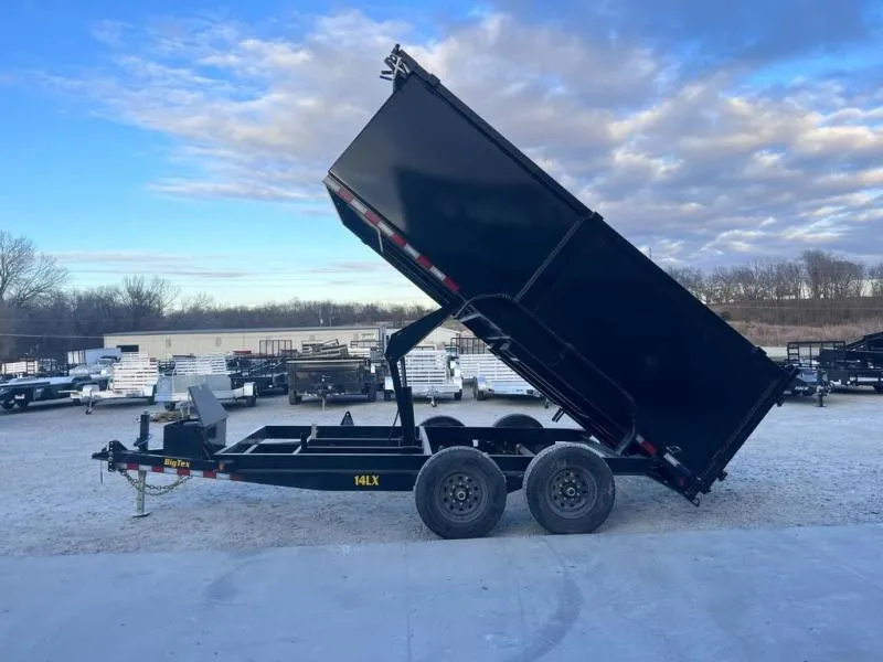 2026 Big Tex Trailers 14LX - 83" X 14' Tandem Axle Dump Trailer - 4' Sid 