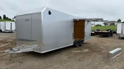2027 EZ Hauler XLT 8.5' x 24' Aluminum Enclosed Race Trailer *Escape Door* - 5200lb Axles