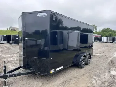2026 Formula Traverse 7' X 16' Tandem Axle Enclosed Cargo Trail