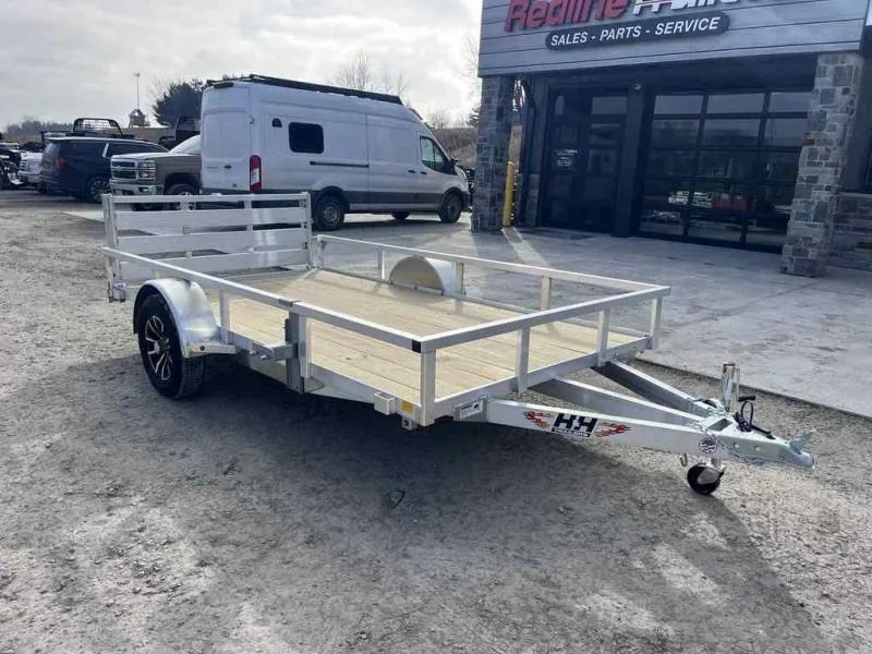 2026 H&H Trailers? 76" X 12' Aluminum Utility Trailer - Bi-Fold Gate 