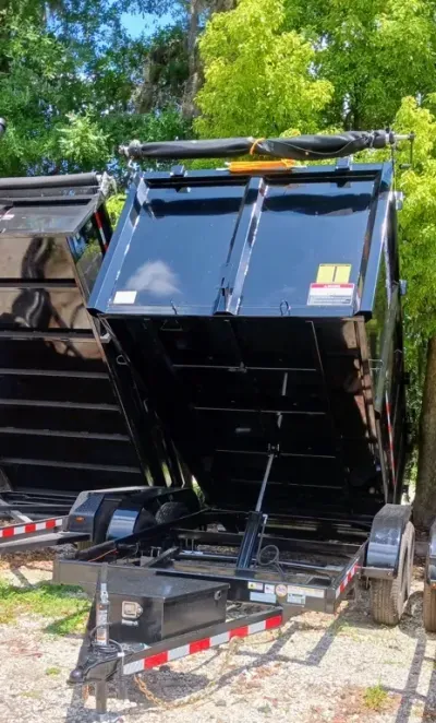 2027 Triple Crown Trailers 6X12 TA LOWRIDER DUMP 4' SIDES