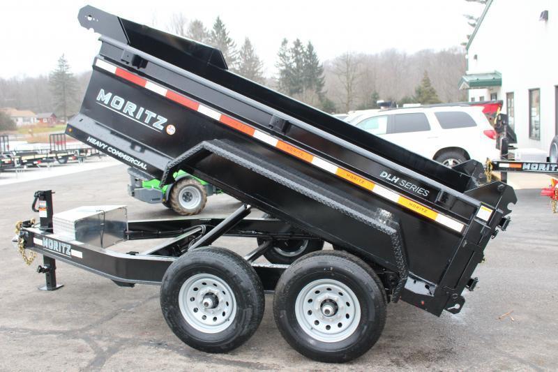 2023 Moritz 6'10" x 10' Heavy Commercial DLH Series Dump Trailer