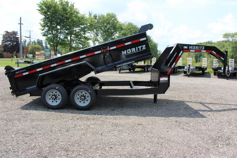 2023 Moritz 6' 10" x 14' Heavy Commercial DLGH Series Gooseneck Dump