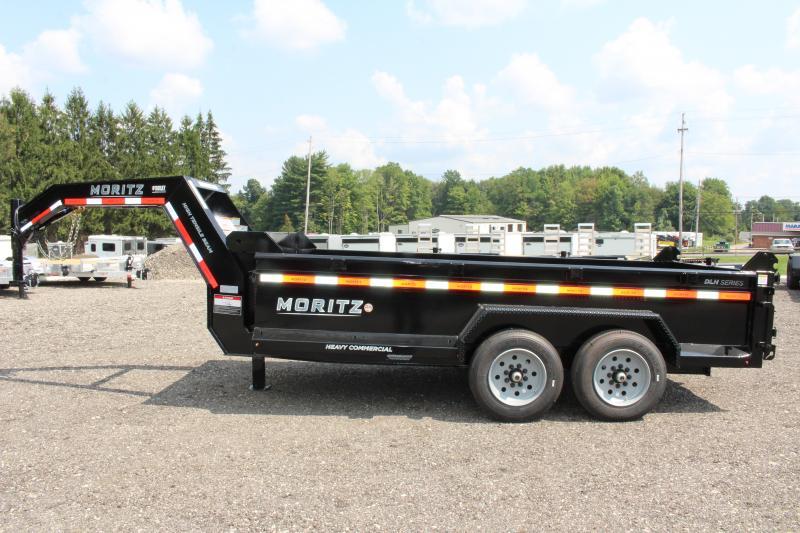 2023 Moritz 6' 10" x 14' Heavy Commercial DLGH Series Gooseneck Dump