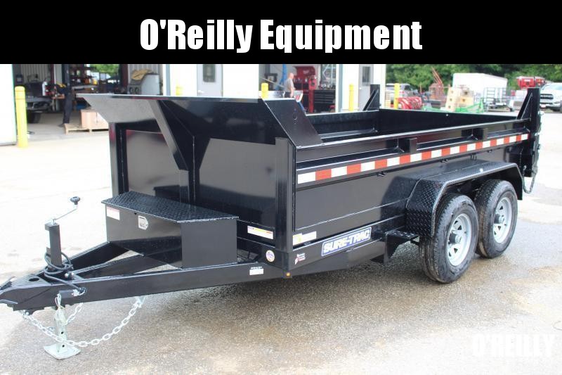 2022 Sure-Trac 6' x 12' Dump Trailer - 9900# GVW - Single Ram - Steel Ramps 2022 Sure-Trac 6' x 12' Dump Trailer - 9900# GVW - Single Ram - Steel Ramps