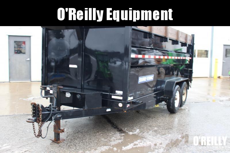 2019 USED Sure-Trac 7' x 16' Dump Trailer - 4' Sides, 14,000# GVW - Scissor Lift (No Ramps) 2019 USED Sure-Trac 7' x 16' Dump Trailer - 4' Sides, 14,000# GVW - Scissor Lift (No Ramps)