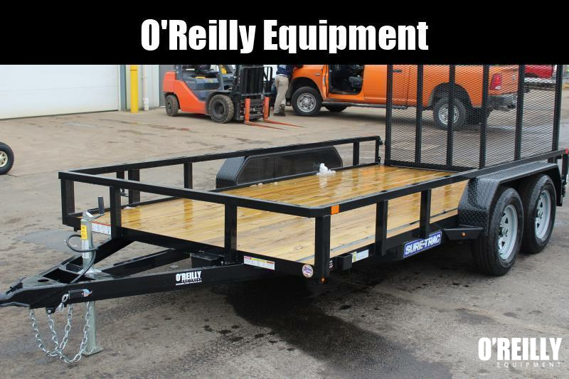 2023 SureTrac 7' x 14' Tandem Axle Tube Top Utility Trailer 7000