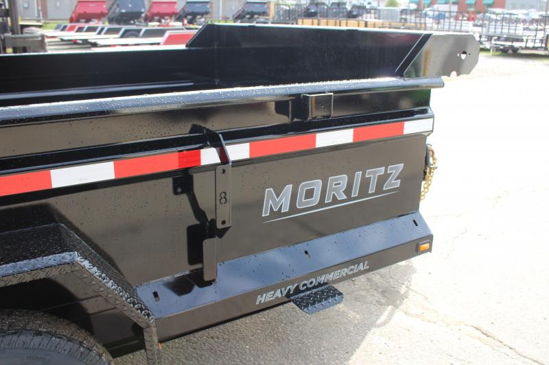 2024 Moritz 6' 10" x 12' Heavy Commercial DLH Series Dump Trailer