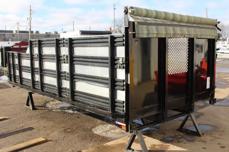 2014 15' Dumping Stake body Truck Bed Used O Reilly Equipment